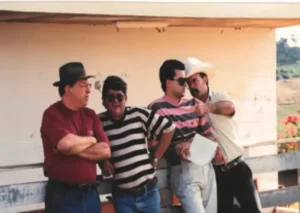 Cavalo Campolina - Exposição Pará de Minas 1996 (Artur Beagioni, Mucio Botelho, Henrique Salvador e Lúcio Sérgio Amaral)