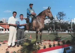 Cavalo Campolina - Jaguar JHR Campeão das Nacionais (Henrique Salvador, José Henrique, Renato Salvador, Rafael Salvador, Felipe Ligório e Arthur Biagioni)
