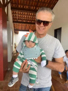 Cavalo Campolina - Henrique Salvador e seu neto Henrique de Farias Salvador